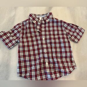Janie and Jack boys button down collared shirt size 3-6 month